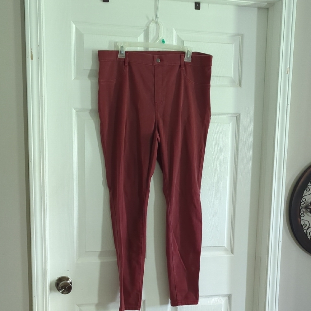 Time and Tru Rust Jeggings